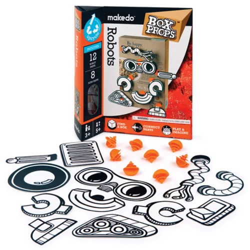 Makedo BoxProps Arcok Robotok - Robots