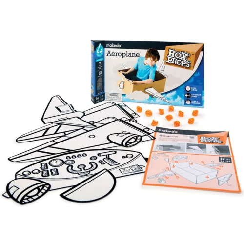 Makedo BoxProps Közlekedés - Repülőgép Aeroplane