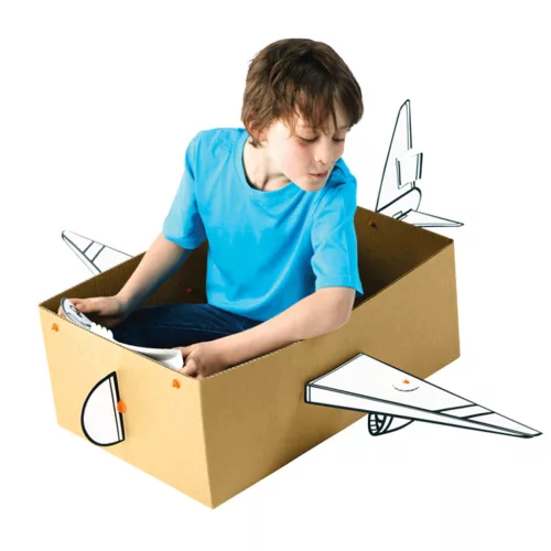 Makedo BoxProps Közlekedés - Repülőgép Aeroplane