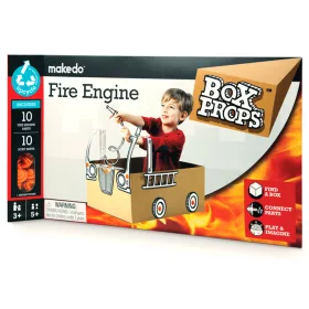 Makedo BoxProps Közlekedés - Tűzoltóautó Fire Engine