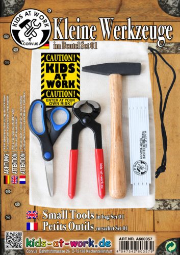 Kids at Work Szerszámkészlet pamuttáskában 01