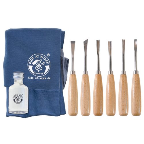 Kids at Work Fafaragó vésőkészlet 6 részes - új