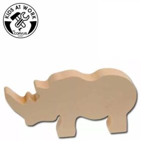 Kids at Work Fafaragás - Orrszarvú figura körbevágva
