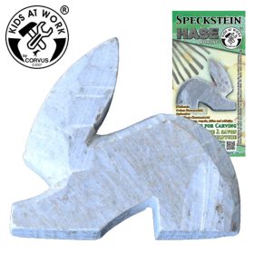 Kids at Work Kőszobrászat - Szappankő nyúl készítés