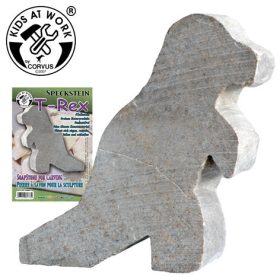 Kids at Work Kőszobrászat - Szappankő t-rex készítés