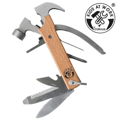 Kids at Work Multifunkciós kalapács - Zsebszerszám