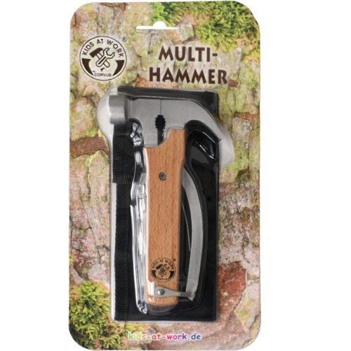 Kids at Work Multifunkciós kalapács - Zsebszerszám