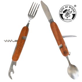 Kids at Work Zseb evőeszköz nemesfa nyéllel