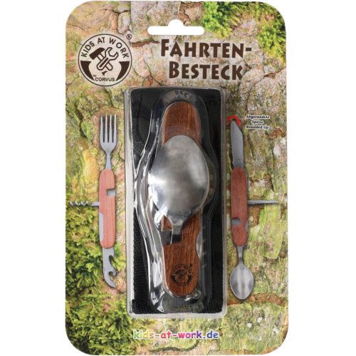 Kids at Work Zseb evőeszköz nemesfa nyéllel