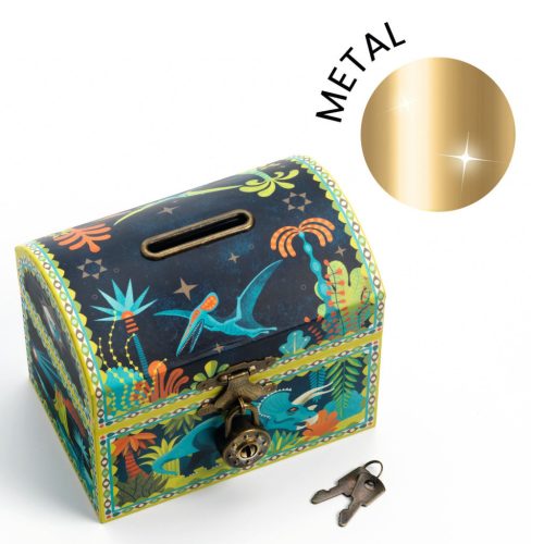 Djeco Little Big room Persely Dinoszaurusz kincsesláda - Dinosaur