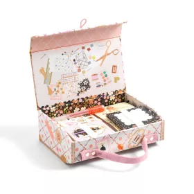   Djeco Irodaszeres bőrönd Tina kisbőröndje - Tinou stationery case