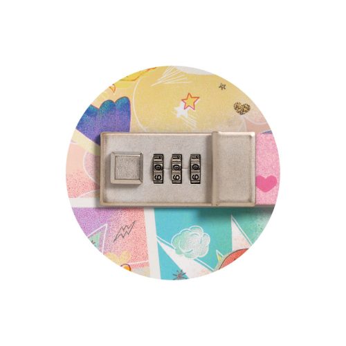 Djeco Lovely Paper Titkos napló kódzárral Lam - Diary code Lam