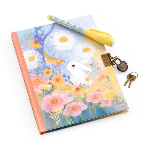 Djeco Lovely Paper Titkos napló varázstollal Kendra - Diary Kendra Magic pen