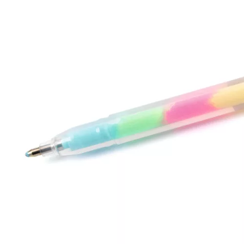 Djeco 6 színű pasztell gél toll - 6 pastel gel pens