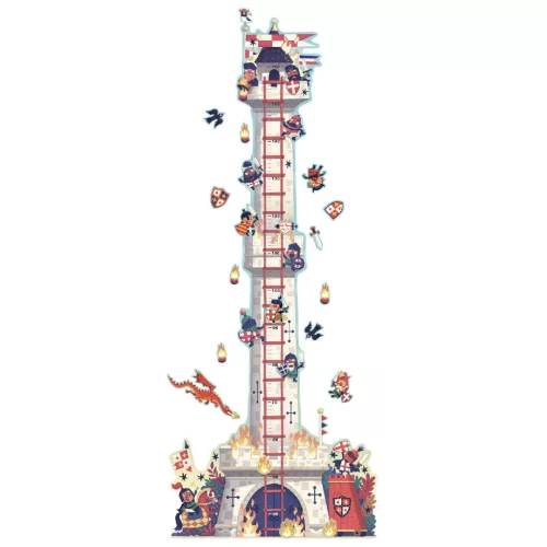 Djeco Magasságmérő falmatrica Lovagtorony - Knight's tower