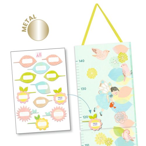 Djeco Little Big room Magasságmérő Tavasz - Spring