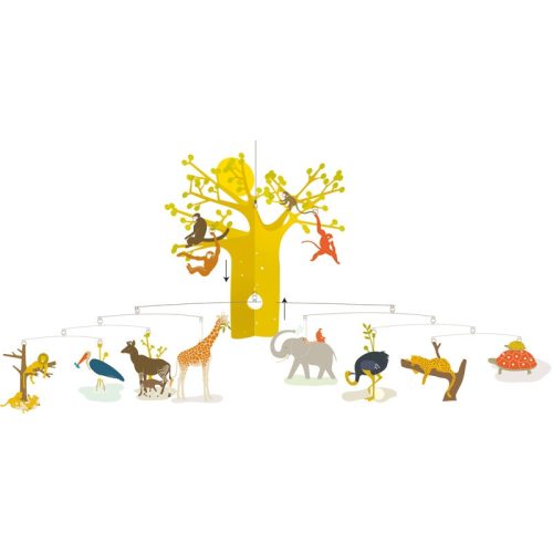 Djeco Szélmobil függődísz Afrikai szavanna - The African Savannah