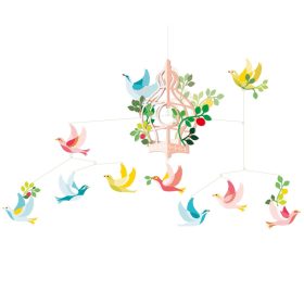 Djeco Szélmobil függődísz Madárkalitka - Birdcage