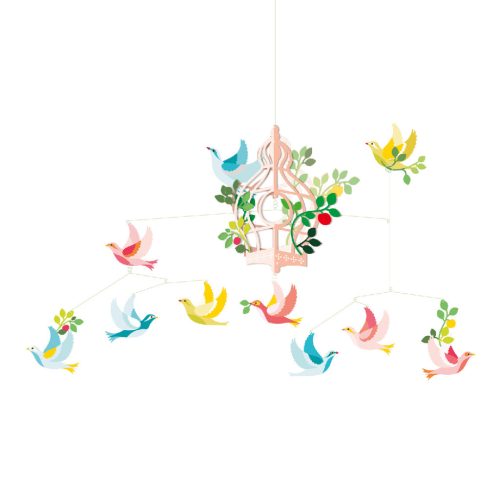 Djeco Szélmobil függődísz Madárkalitka - Birdcage