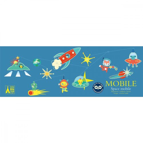 Djeco Szélmobil függődísz Rakéta - Rocket