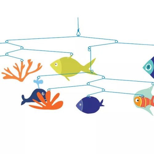 Djeco Little Big room Szélmobil függődísz A tenger világa - Marine world