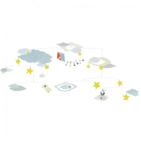   Djeco Little Big room Szélmobil függődísz Felhők között - Head in the clouds