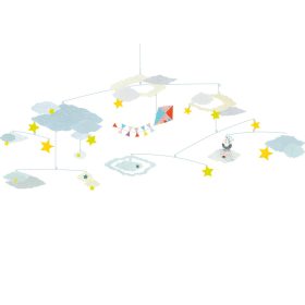   Djeco Little Big room Szélmobil függődísz Felhők között - Head in the clouds