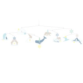   Djeco Little Big room Szélmobil függődísz Jegesmedvék - Polar bears (FSC)