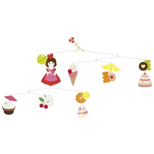 Djeco Little Big room Szélmobil függődísz Édességek - Sweets