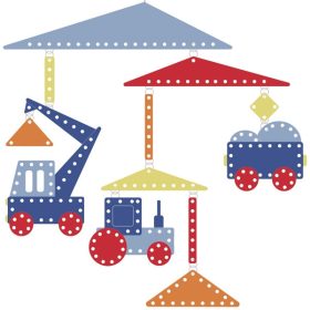   Djeco Little Big room Szélmobil függődísz Építkezés - Construction