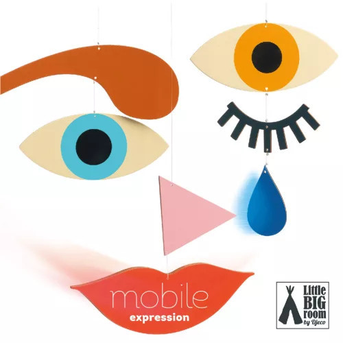 Djeco Szélmobil függődísz Arckifejezés - Expression