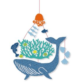   Djeco Little Big room Minimobil Bálna a tengerben - Whale under water