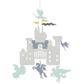   Djeco Little Big room Minimobil Várkastély sárkányokkal - Castle and dragons