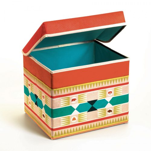 Djeco Játéktároló ülőke Indián - Teepee toy box