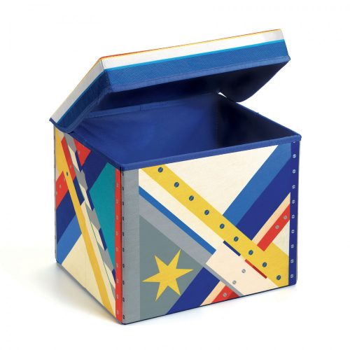 Djeco Játéktároló ülőke Rakéta - Rocket toy box