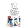 Djeco Játéktároló ülőke Rakéta - Rocket toy box