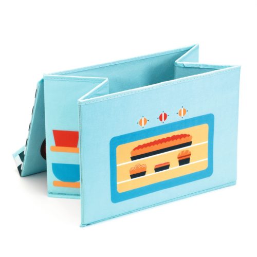 Djeco Little Big room Játéktároló ülőke Játék tűzhely - Cooker