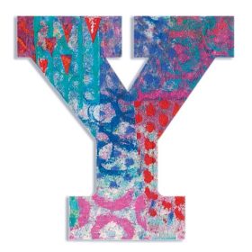 Djeco Little Big room Dekorbetű - Y -  Peacock letter