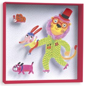 Djeco Little Big room Falikép Oroszlán - Lion 