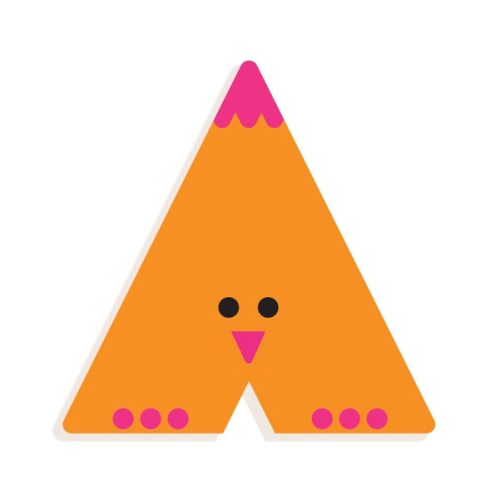 Djeco Állatdekor betű - A 