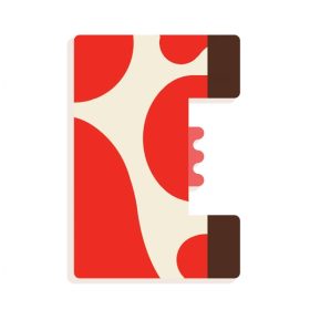 Djeco Állatdekor betű - E