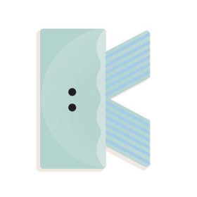 Djeco Állatdekor betű - K