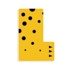 Djeco Állatdekor betű - L 