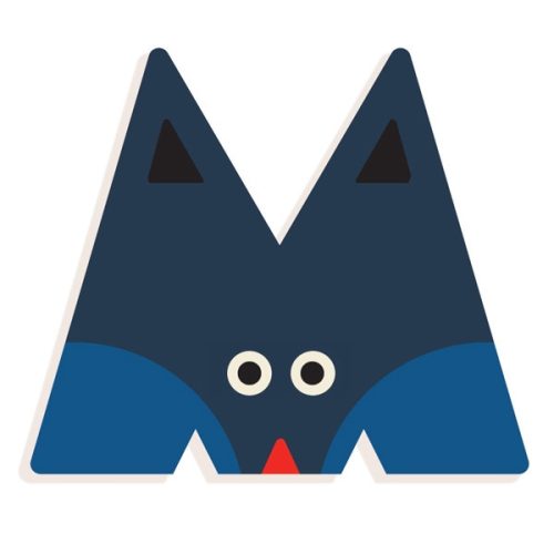 Djeco Állatdekor betű - M