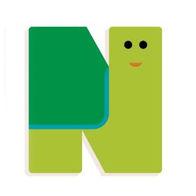 Djeco Állatdekor betű - N