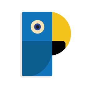 Djeco Állatdekor betű - P