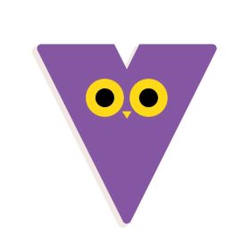 Djeco Állatdekor betű - V