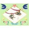 Djeco Design by Ékszerkészítő készlet Páros madarak - Bird Ribbons