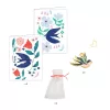 Djeco Design by Ékszerkészítő készlet Páros madarak - Bird Ribbons