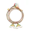Djeco Design by Ékszerkészítő készlet Páros szivárványok - Rainbow Kumihimo